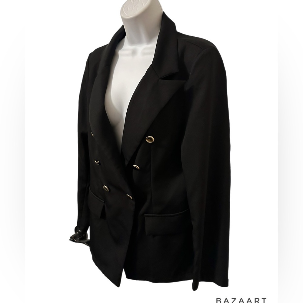 Shein black blazer‎